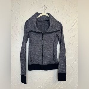 Lululemon Be Present Coco Pique Zip Up Jacket Size 4